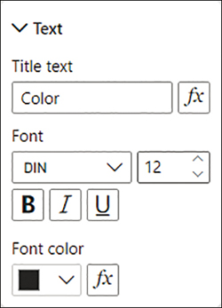 There is an fx button next to font color.