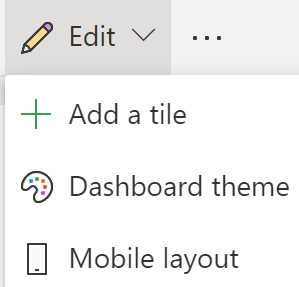 Figure 10.8 – Mobile layout under the Edit menu 