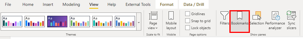 Figure 11.1 – The Bookmarks panel can be opened from the View ribbon 