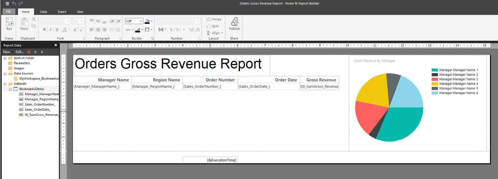 Figure 9.43 – Creating a paginated report 
