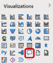 Figure 6.3 – Button to add a Q&A visual to a report 
