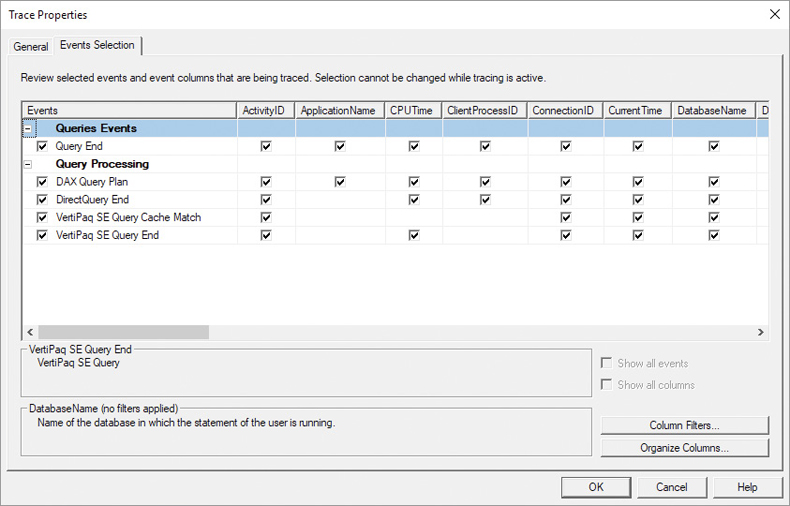 The figure shows the settings to use.
